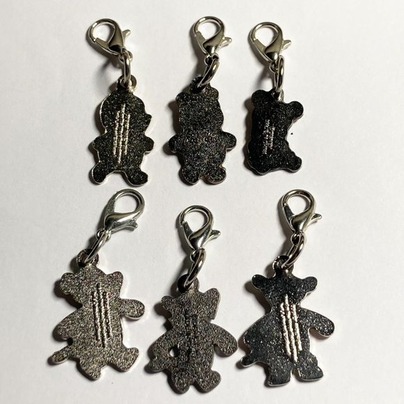 Vintage Disney Winnie The Pooh Tigger Clip On Lot of 6 Charms Purse Zipper Pull - Picture 3 of 11